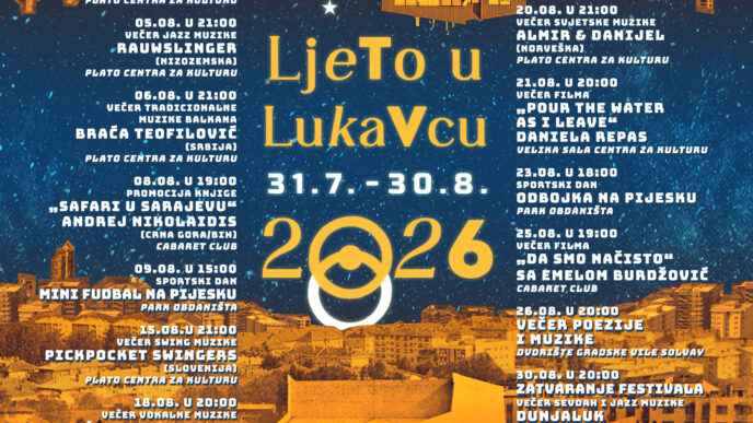 Lukavac kao festivalska pozornica: Peto izdanje „Ljeta u Lukavcu“ donosi umjetnost bez granica 